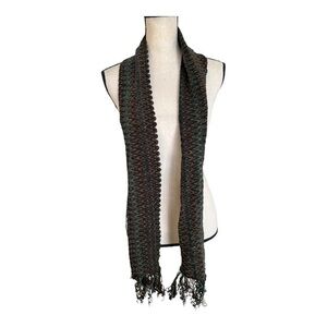 Filatess Multicolored Crocheted Como Italia infinity Scarf